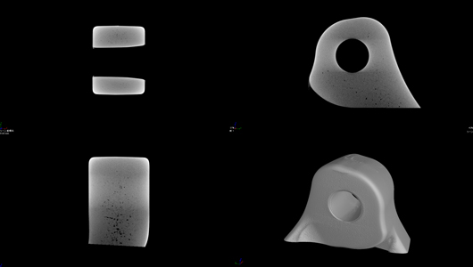 鋳物のX線CT画像｜松定プレシジョン